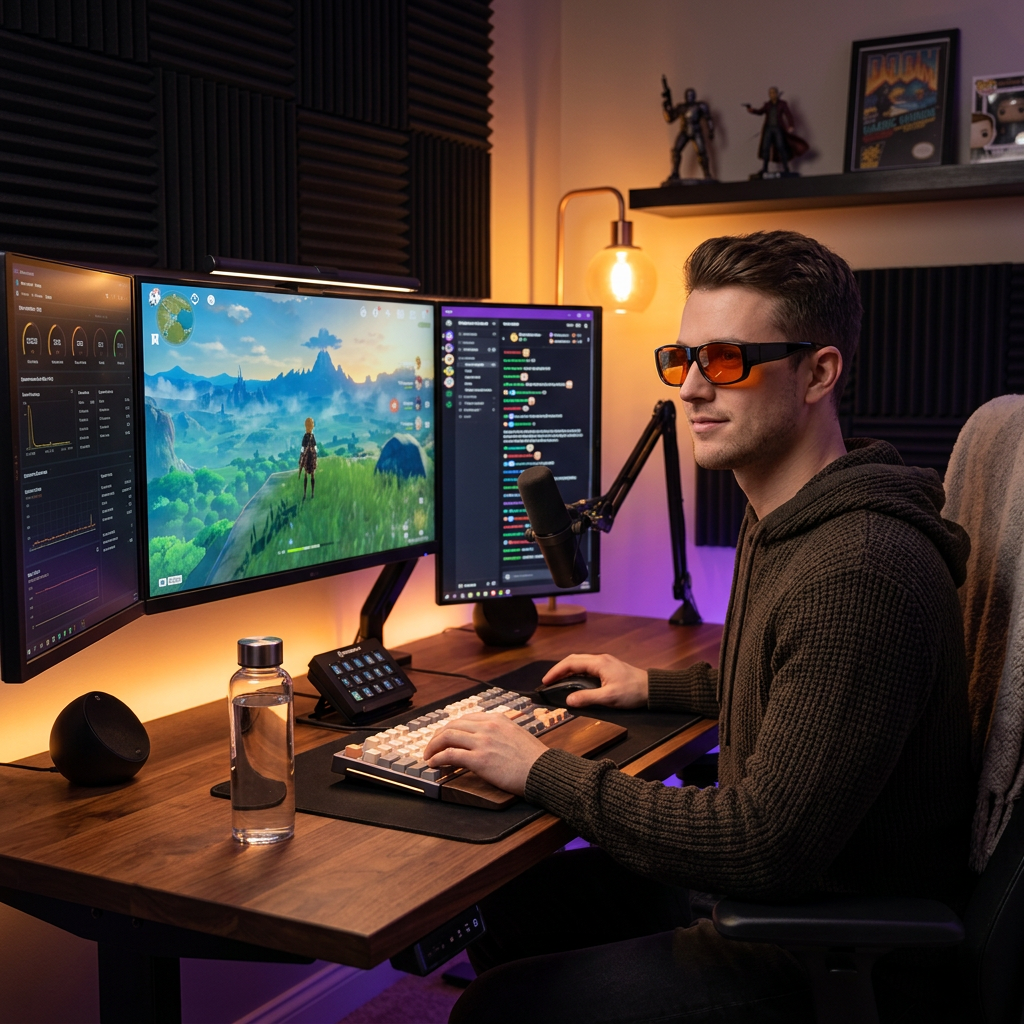 VisionGuard Pro Gaming Glasses