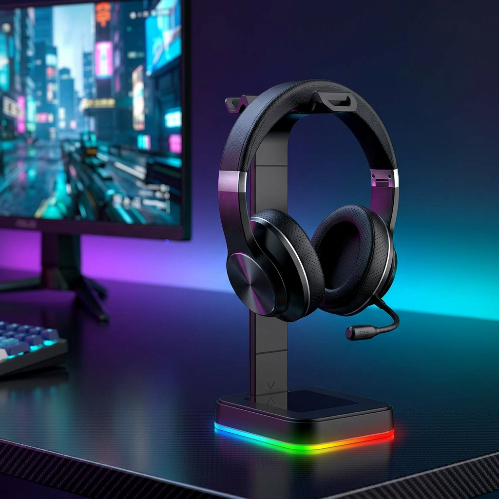 RGB Gaming Headset Stand