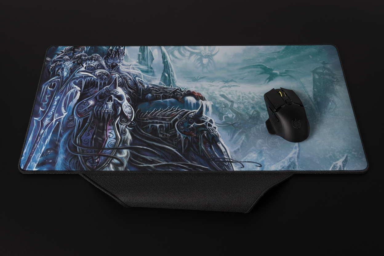 The Lich King Gaming Mouse Pad – World of Warcraft Desk Mat | Wrath of the Lich King Gamer Gift