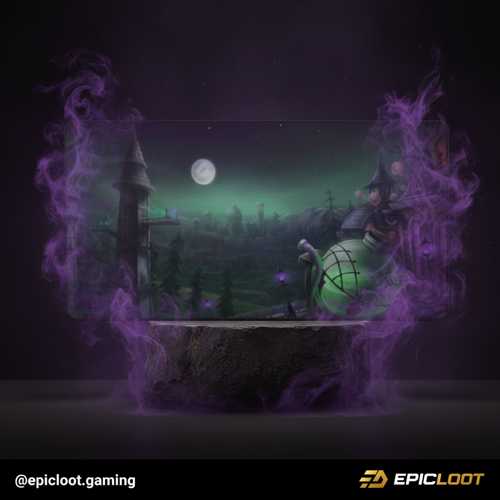 Tirisfal Glades Gaming Desk Mat – WoW Undead Zone Inspired Mouse Pad